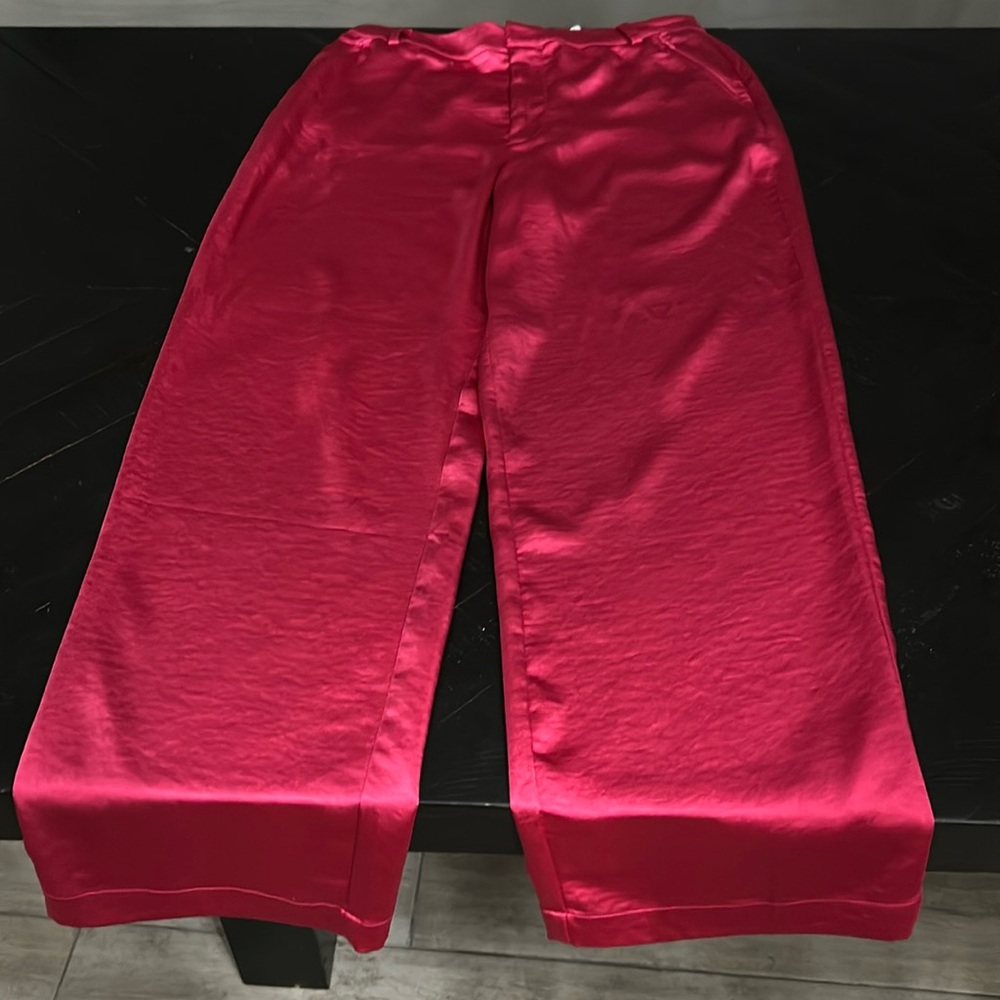 Good American satin pants